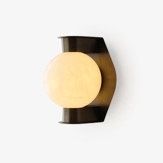 Alabaster Orb Alabaster Sconce