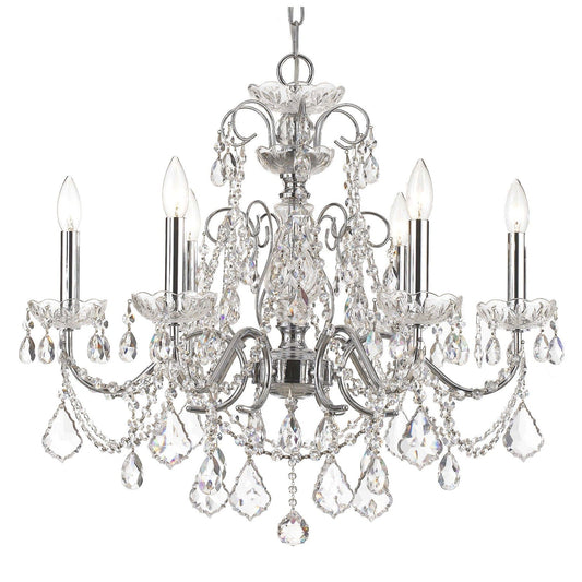 Group Imperial Wrought Iron Crystal Chandelier with Swarovski Strass Crystal