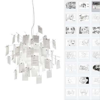 Paper Candelabrum Chandelier