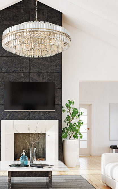 Crystorama Hayes 40 1/2" Wide Aged Brass 32-Light Chandelier