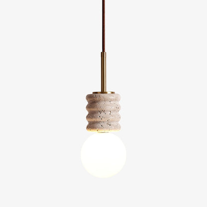 Alvia Travertine Pendant Lamp