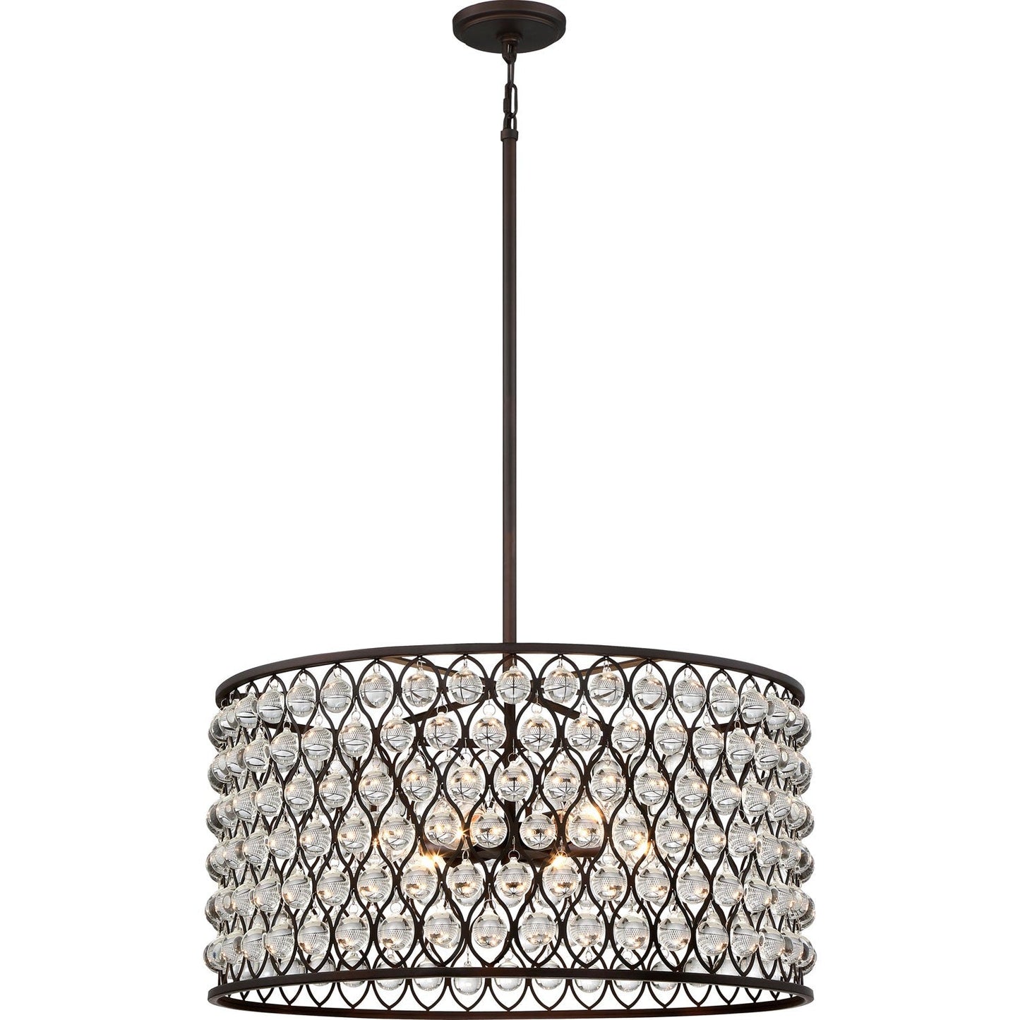 Bronze 26-Inch Six-Light Pendant