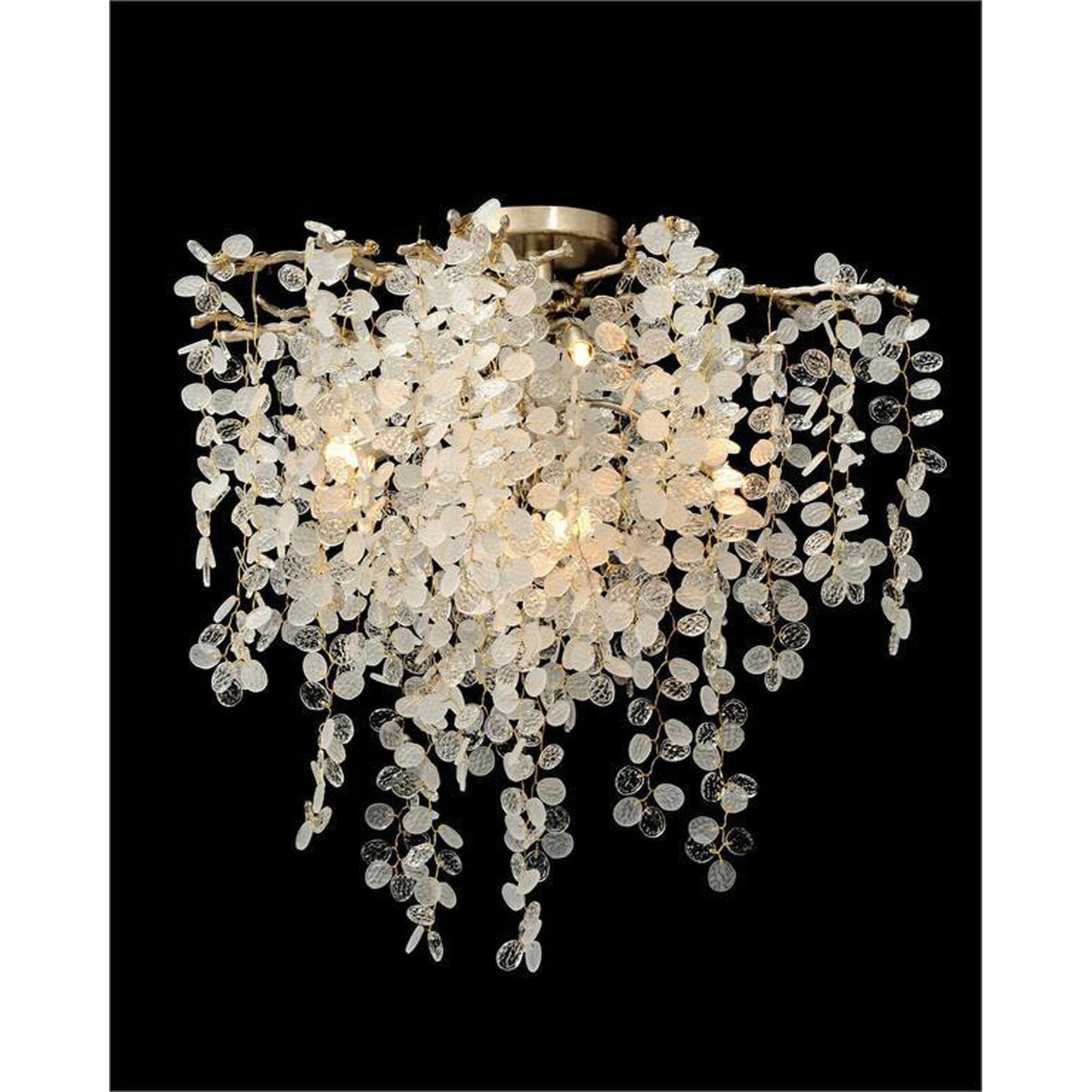 John Richard Shiro-Noda Five-Light Flush Chandelier