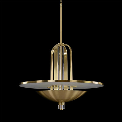 John Richard International Style Eight-Light Cage Pendant