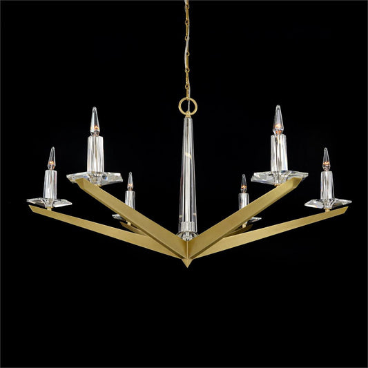 John Richard Antares Six Light Chandelier, Large