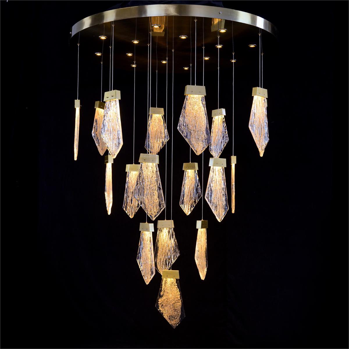 John Richard Lux Thirty-Two-Light Drop Pendant Chandelier