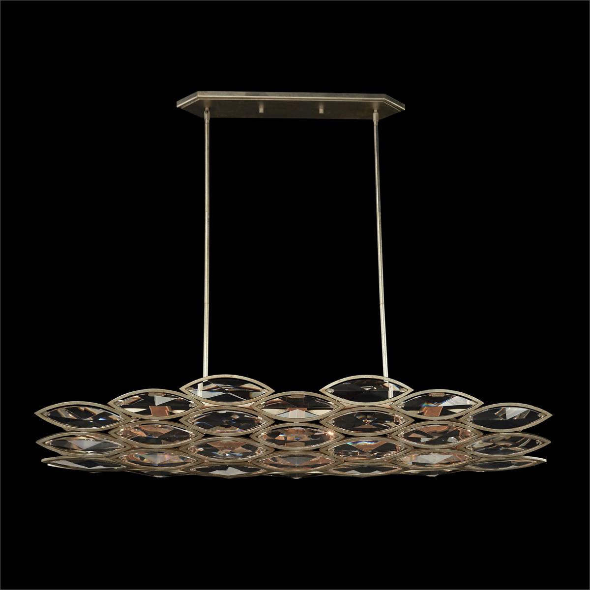 John Richard Petaline Six-Light Horizontal Chandelier