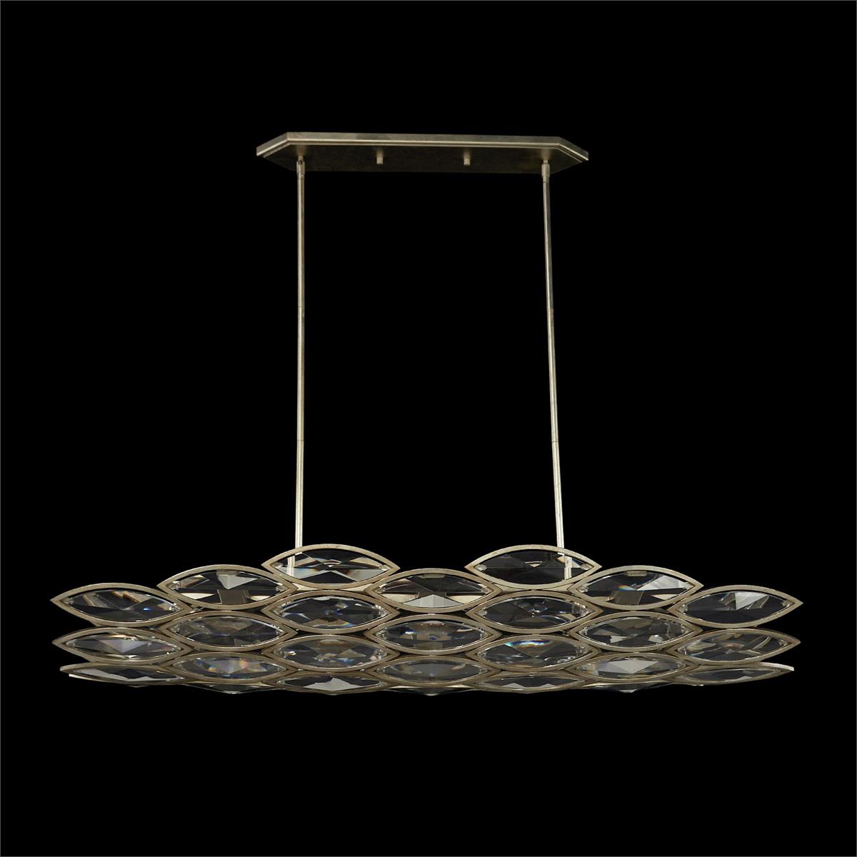 John Richard Petaline Six-Light Horizontal Chandelier