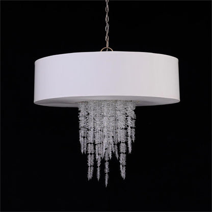 John Richard Cascading Crystal Eleven-Light Chandelier