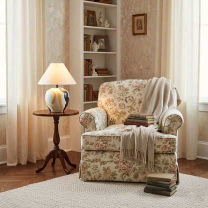 Abstract Pattern Ceramic Table Lamp