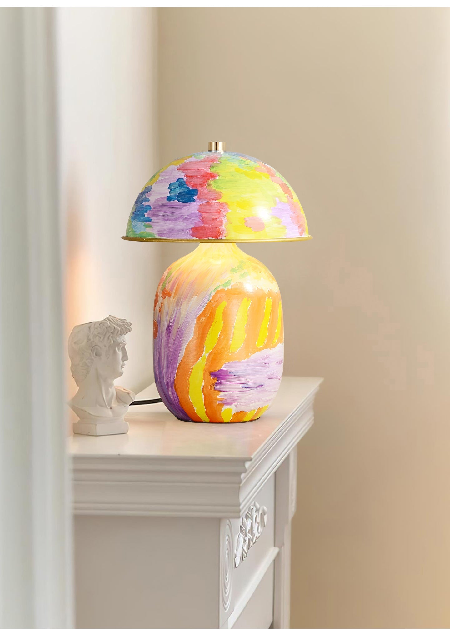 Abstract Mural Table Lamp