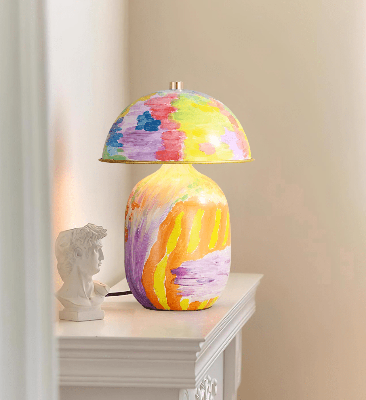Abstract Mural Table Lamp