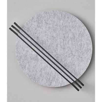 Abstract Sunrise Felt Wall Sconce