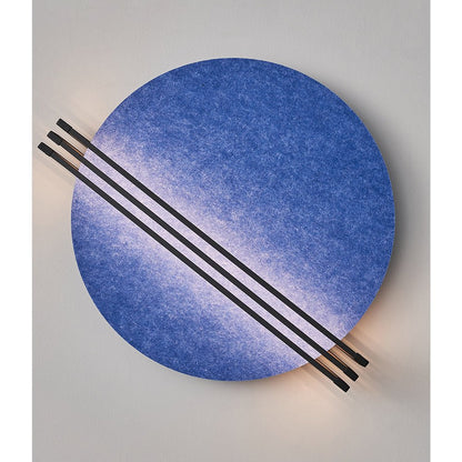 Abstract Sunrise Felt Wall Sconce