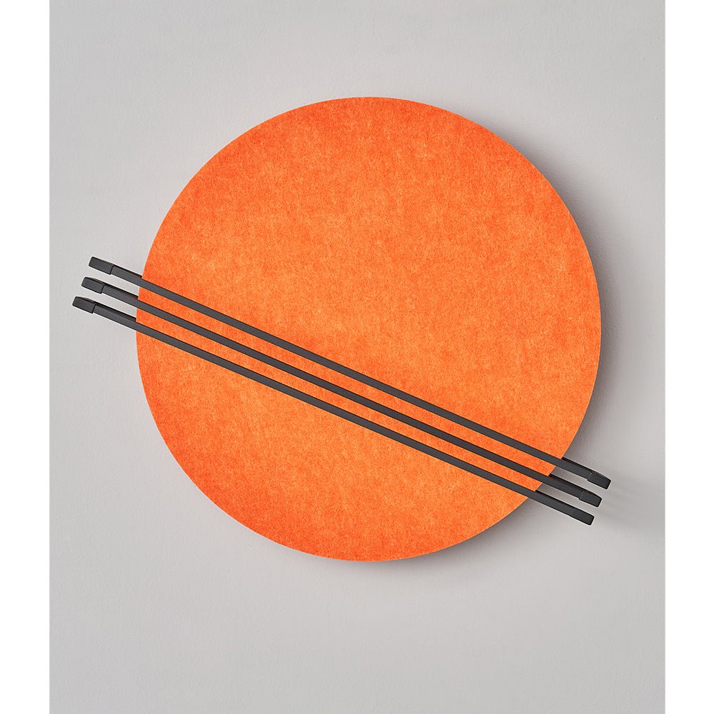 Abstract Sunrise Felt Wall Sconce