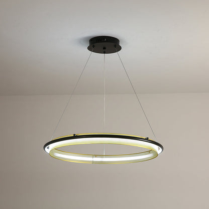 Acrylic LED Round Chandelier