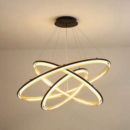 Acrylic LED Round Chandelier