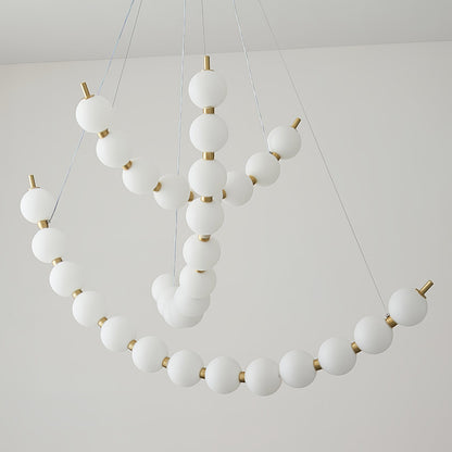 Acrylic Pearls Chandelier