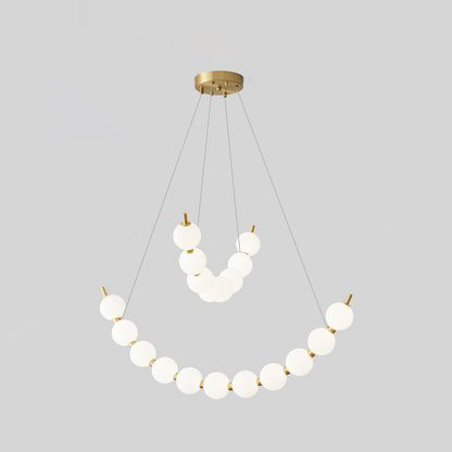 Acrylic Pearls Chandelier