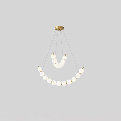 Acrylic Pearls Chandelier