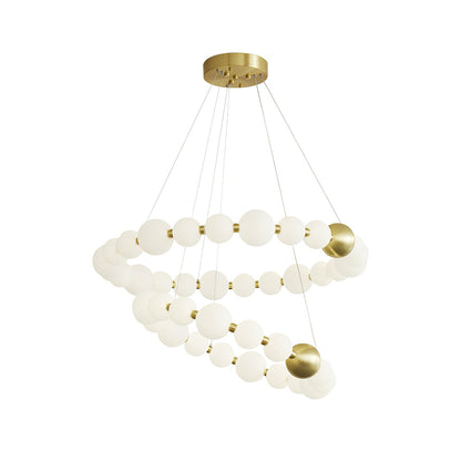 Acrylic Pearls Chandelier