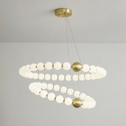 Acrylic Pearls Chandelier