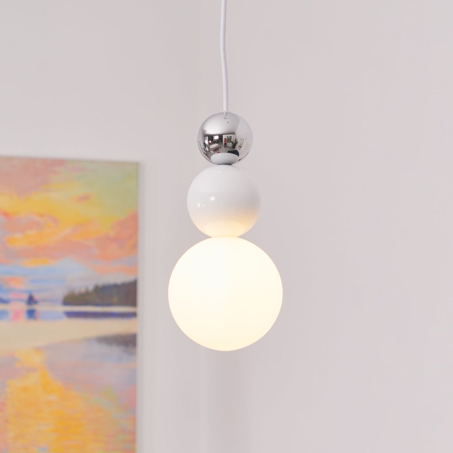 Acrylic Three Ball Pendant Lamp