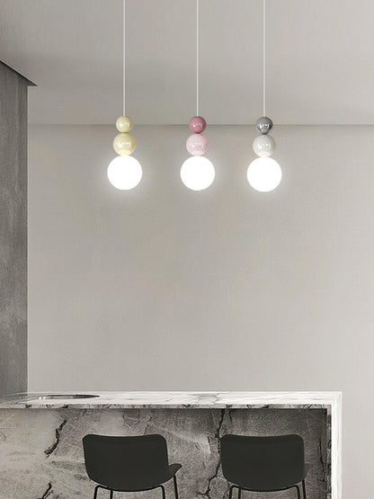 Acrylic Three Ball Pendant Lamp