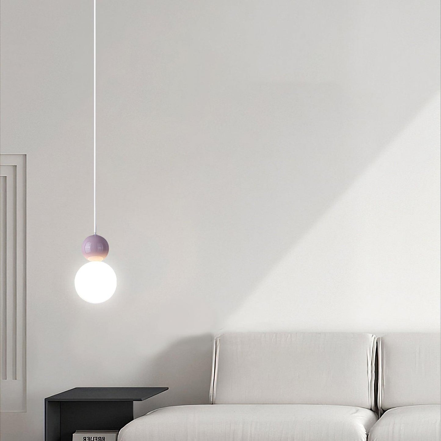 Acrylic Two Ball Pendant Light