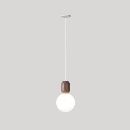 Acrylic Two Ball Pendant Light