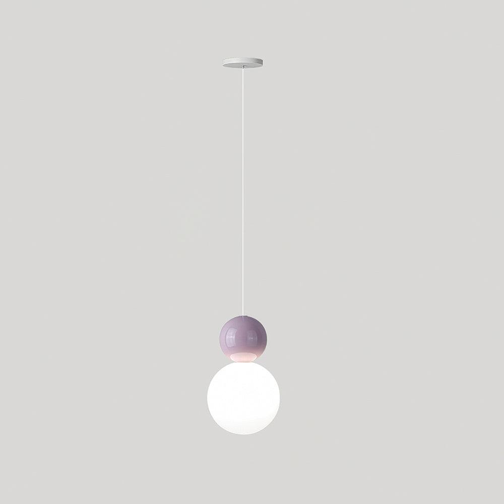 Acrylic Two Ball Pendant Light