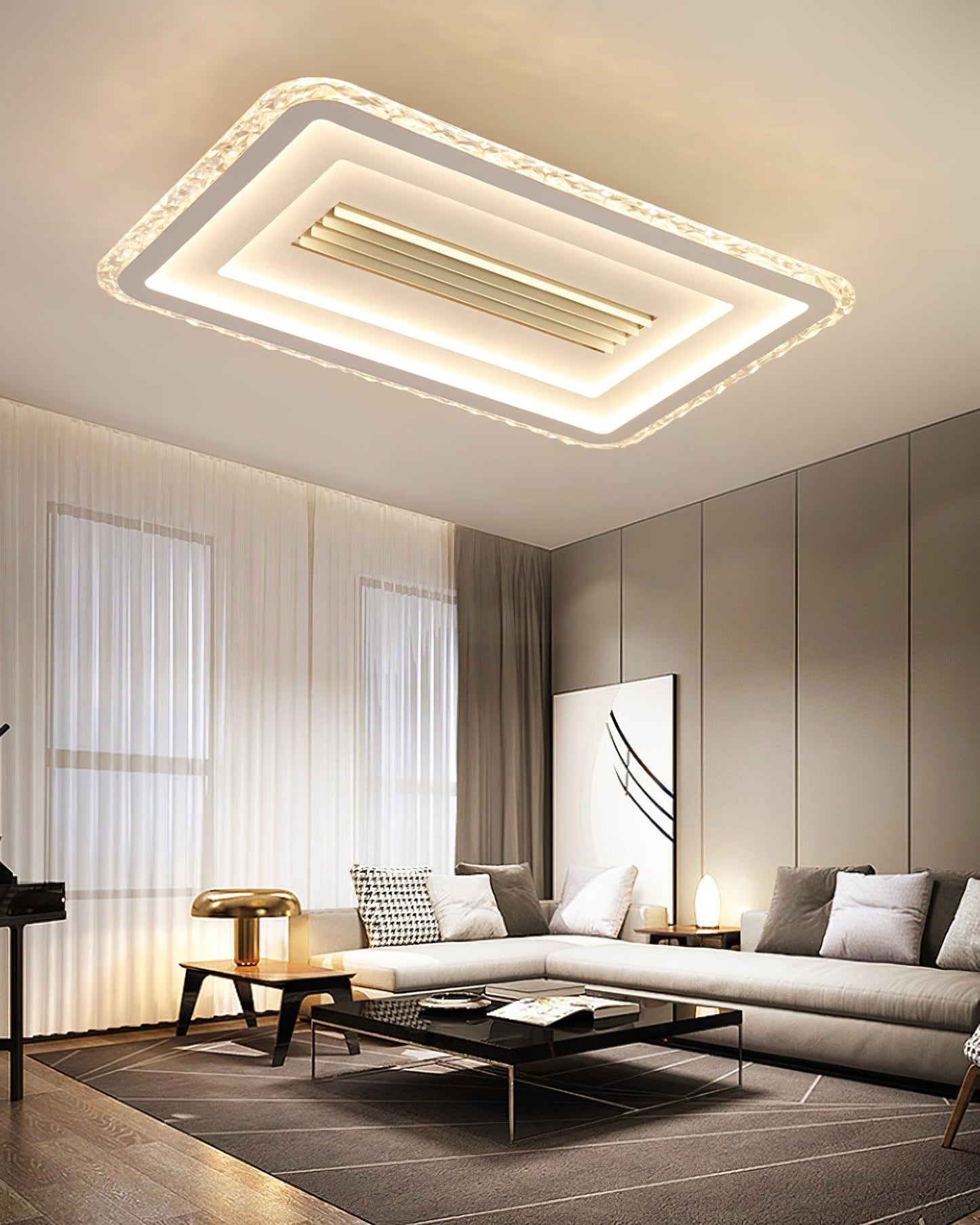 Acrylic Ultrathin Rectangle Ceiling Lamp