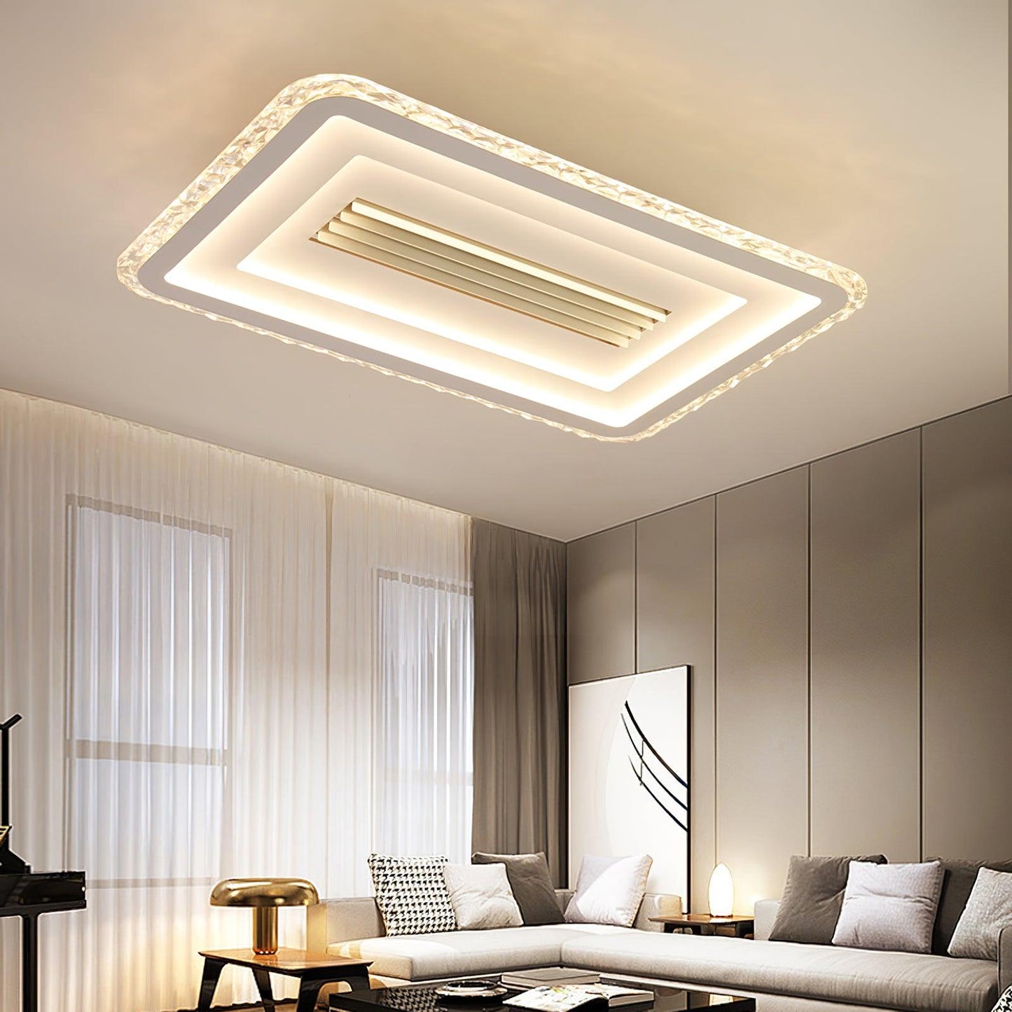 Acrylic Ultrathin Rectangle Ceiling Lamp