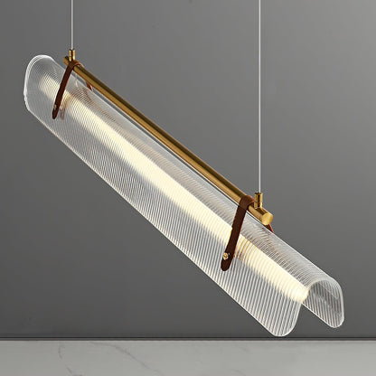 Acrylic Linear Chandelier