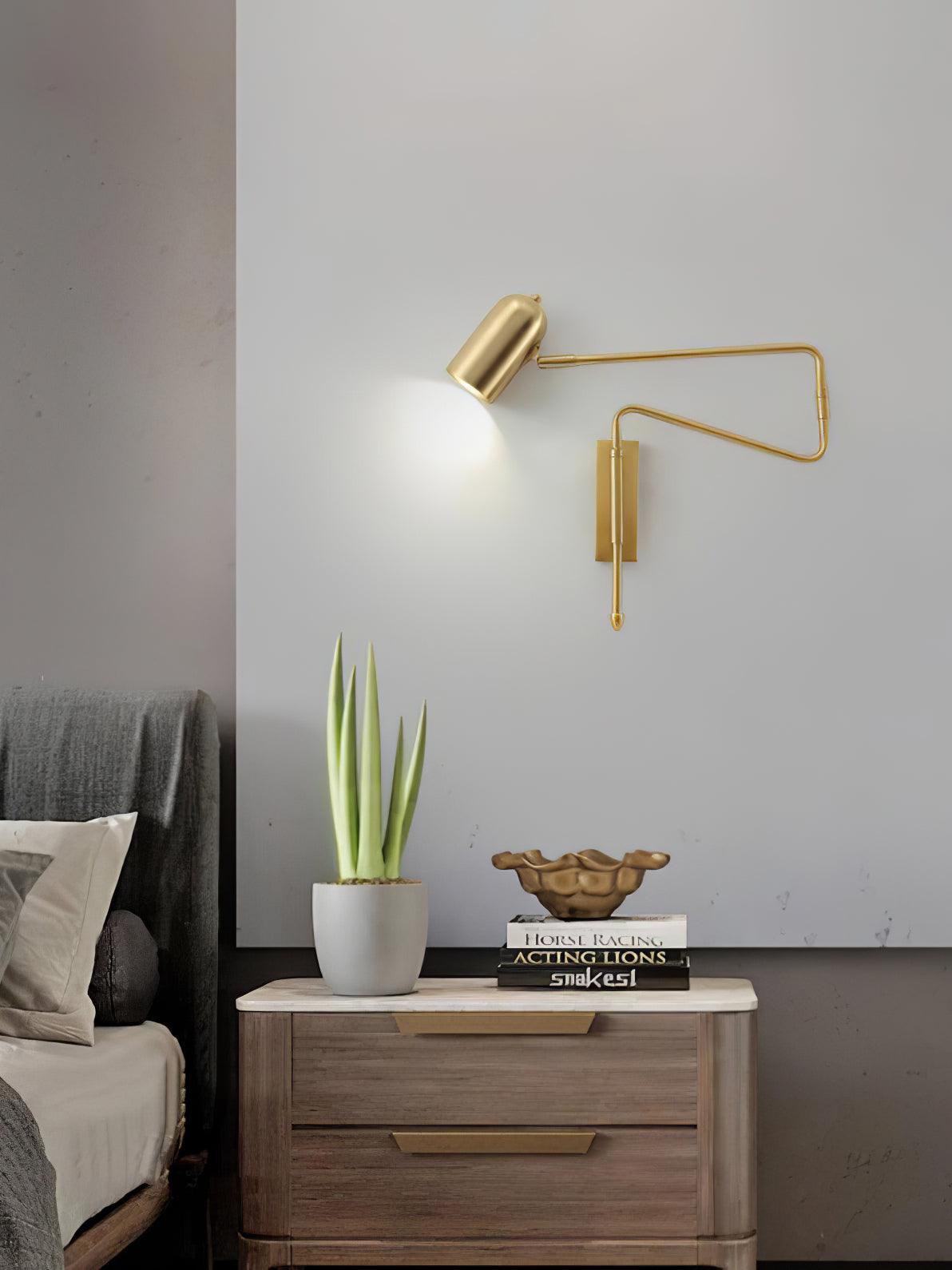 Adjustable Arm Reading Wall Lamp