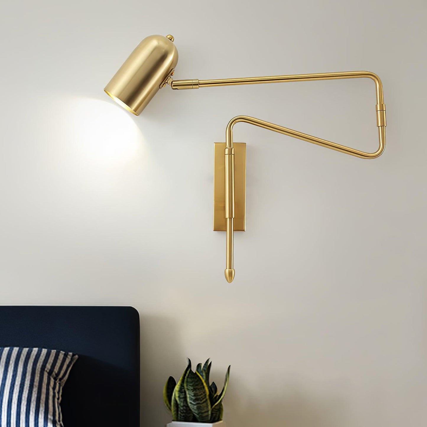 Adjustable Arm Reading Wall Lamp