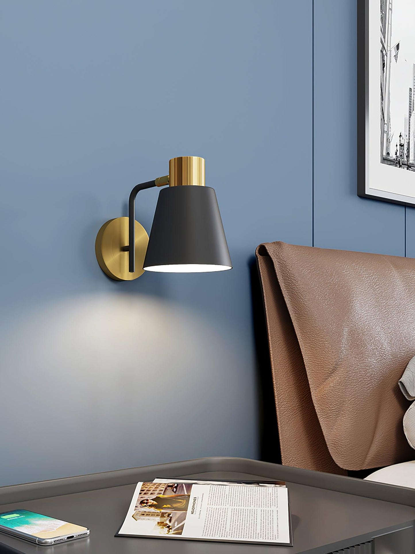 Adjustable Armed Wall Lamp