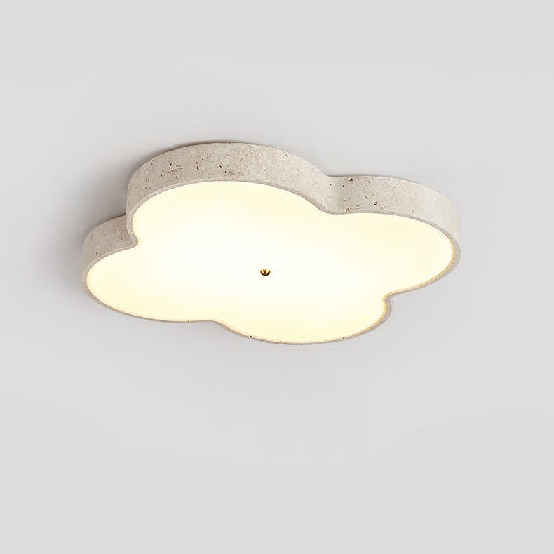 Aethel Cloud Travertine Ceiling Lamp