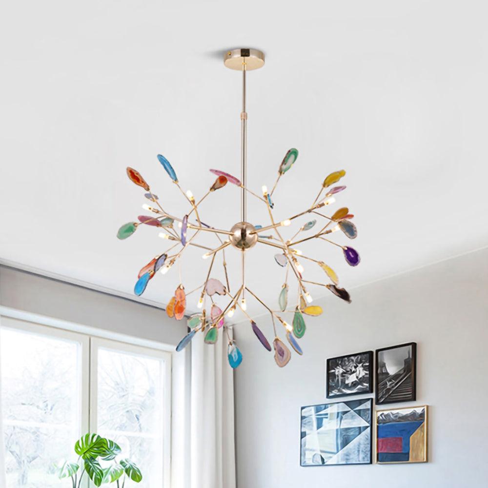 Agate Flake Chandelier