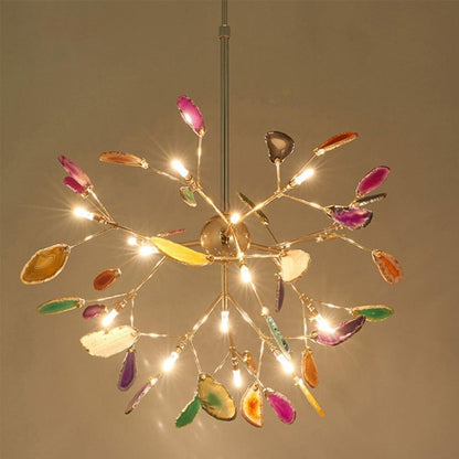 Agate Flake Chandelier