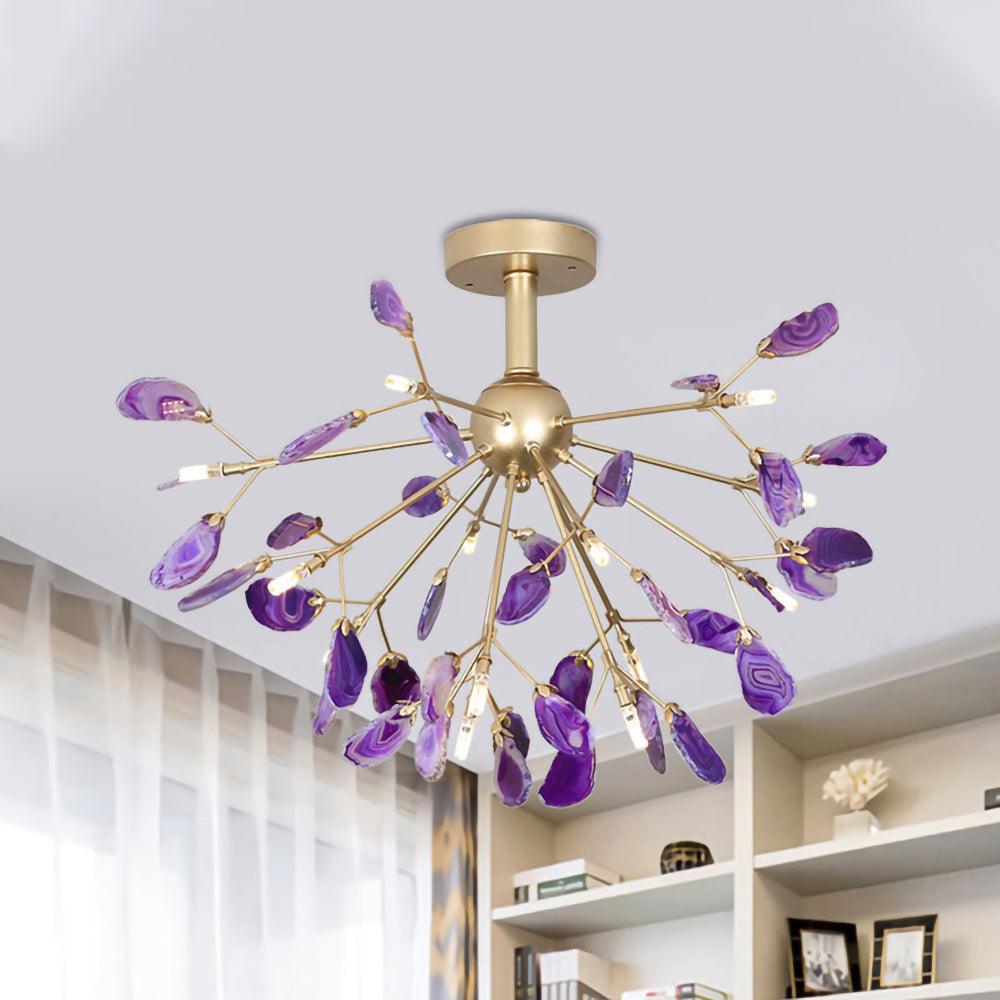 Agate Flake Chandelier