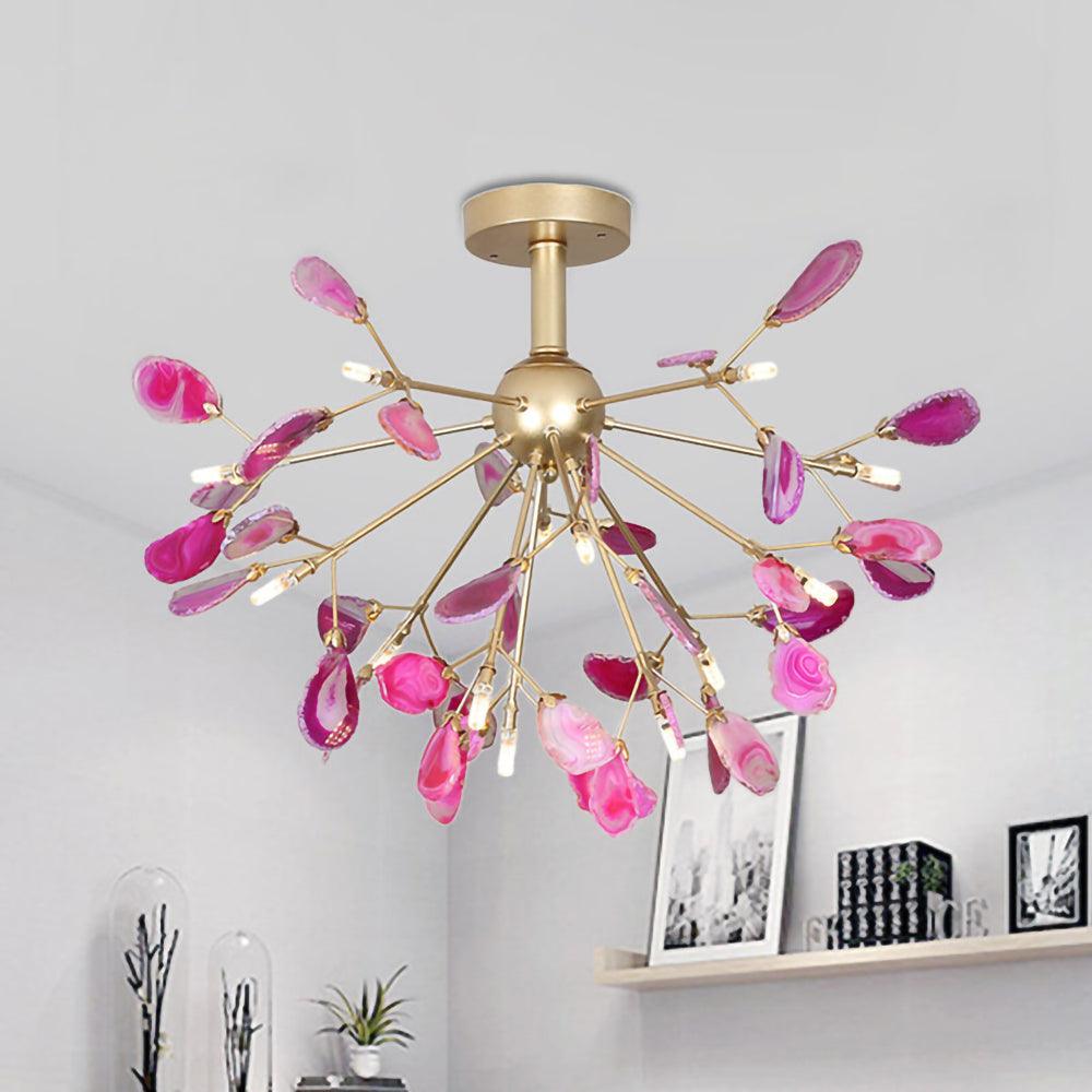 Agate Flake Chandelier