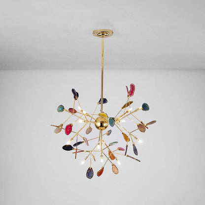 Agate Flake Chandelier