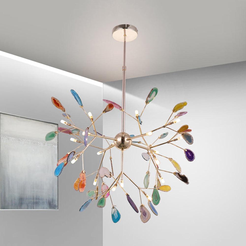 Agate Flake Chandelier