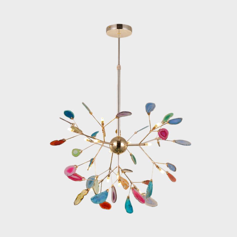 Agate Flake Chandelier