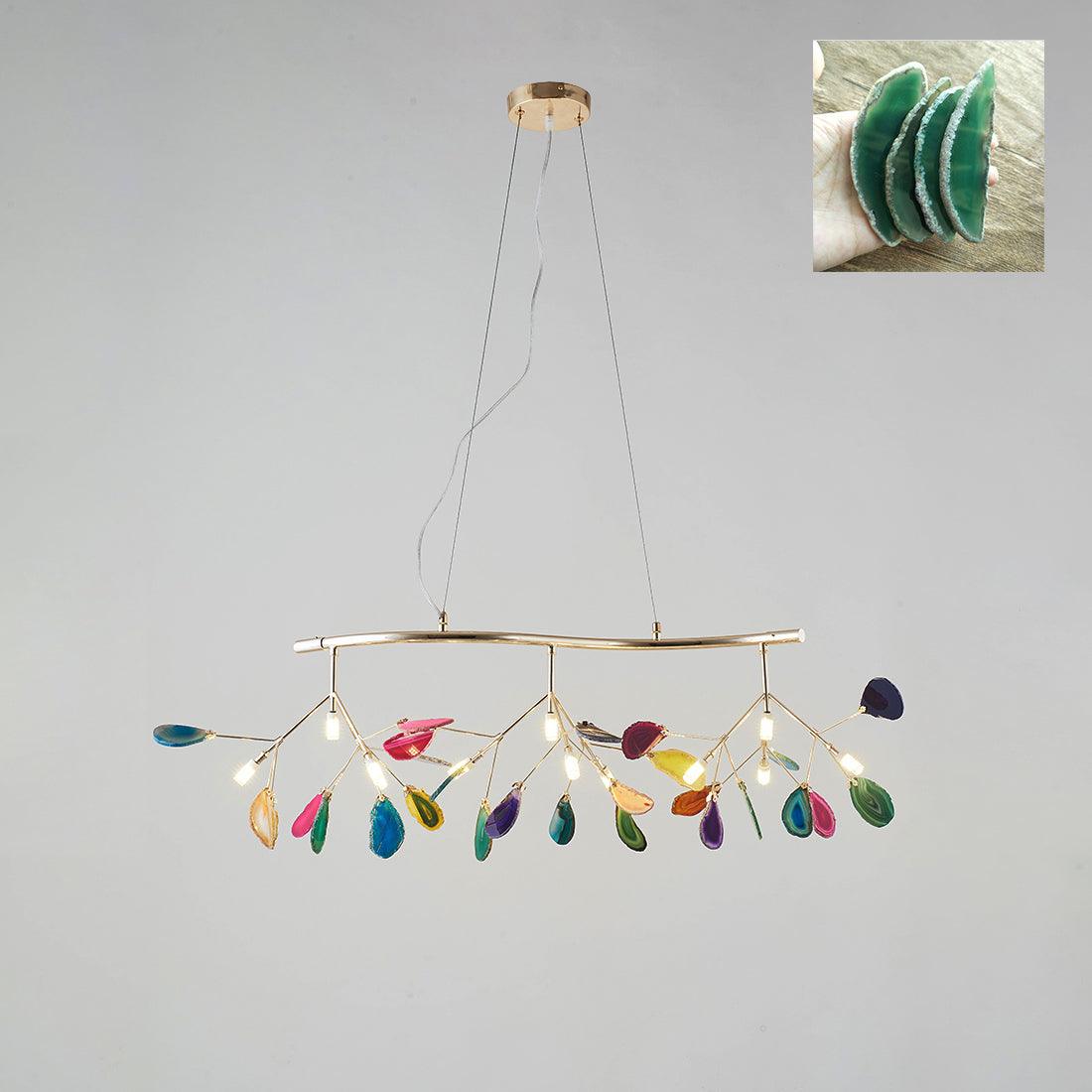 Agate Flake Chandelier