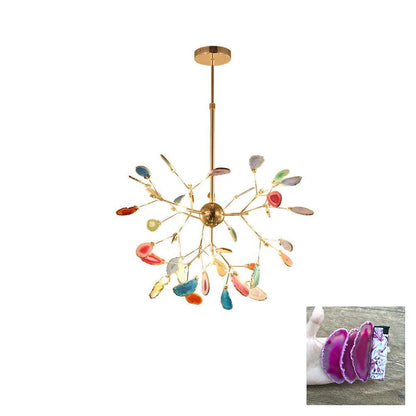 Agate Flake Chandelier