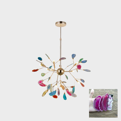 Agate Flake Chandelier