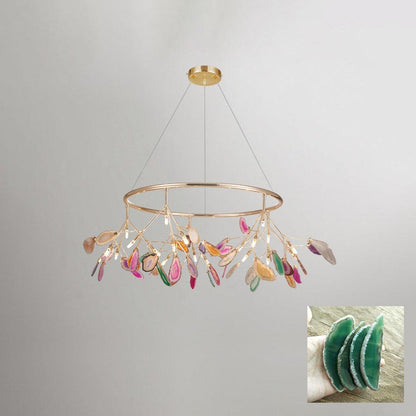 Agate Flake Chandelier