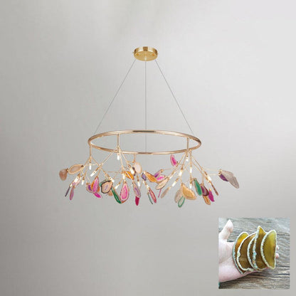 Agate Flake Chandelier